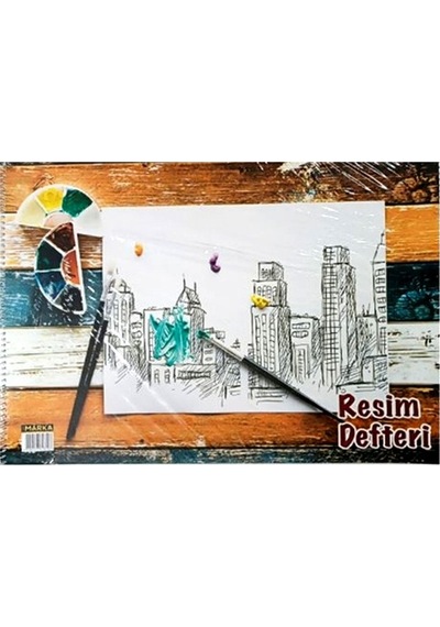 Resim Defteri Spiralli 35x50cm 15 Yaprak Karışık - 2 Adet
