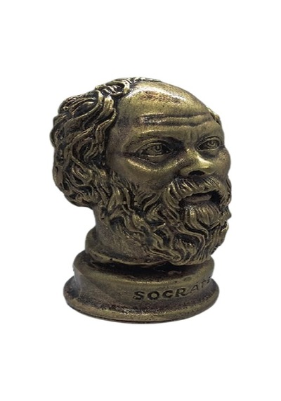 Biblo Büst Socrates Bronz