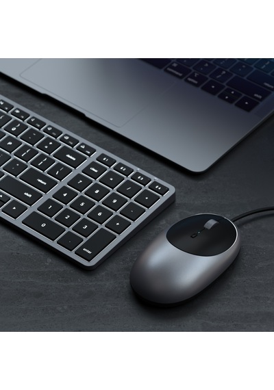 Satechi C1 Kablolu Mouse Uzay Grisi St-awucmm