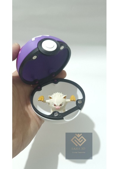 Pokemon Master Poke Topu Mankey Hediyeli