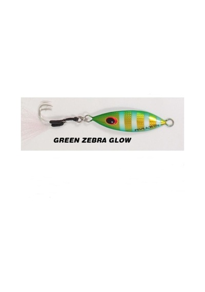 Ryuji Slow King Jig Yem Green Zebra Glow