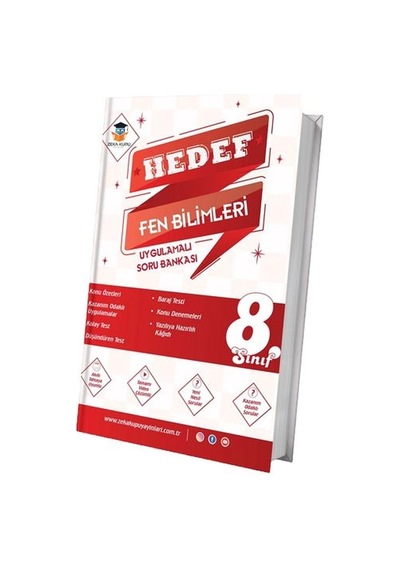 Zeka Küpü Yayınları 8.sınıf.hedef Fen Bilimleri Uygulamalı Soru Bankası P-213416