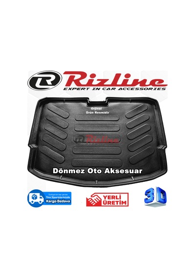 Nissan Note 3D Bagaj Havuzu Siyah 2014-2020 Arası Rizline N11.819