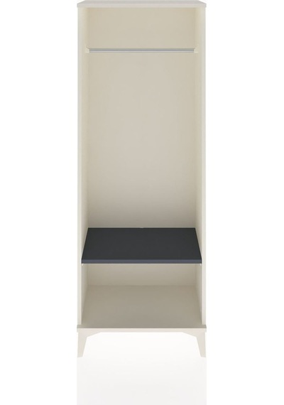 Arges Dolap Tek Raflı Kapaklı Tek Askılı 60x30x163 Aytaşı-ant... Aytaşı