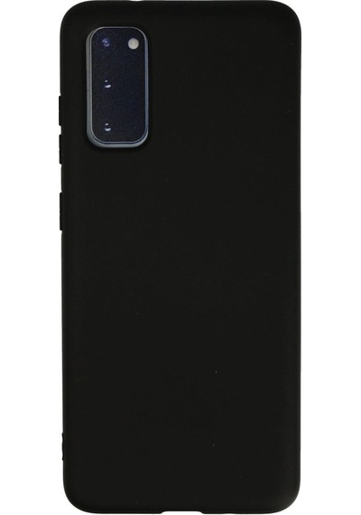 Samsung Galaxy S20 Kılıf Nano İçi Kadife Silikon - Siyah