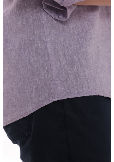 Slim Fit Uzun Kol Yaka Düğmeli Nefes Alan Keten Hediye Kutulu Erkek Gömlek Fs-004548 - Lila-3237 Slim Fit Uzun Kol Yaka Düğmeli Nefes Alan Keten Hediye Kutulu Erkek Gömlek Fs-004548 - Lila-3237
