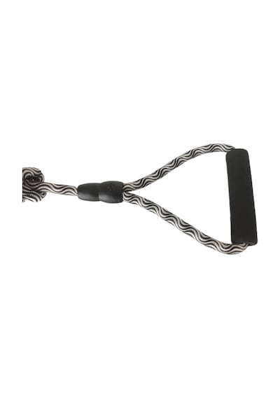 Köpek Göğüs Tasma Seti Dalga Desenli 1.5 Cm 35-48 Cm Siyah-beyaz Beyaz - Siyah