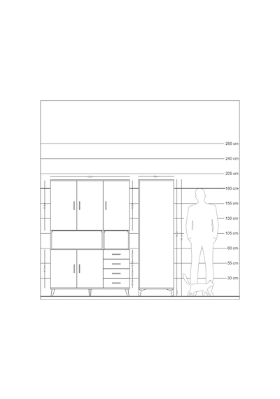 Kronos Dolap 7 Raflı 4 Çekmeceli 5 Kapaklı 132x59x195 Antrasit-çam/çam Atlas Çam/atlas Çam Kronos Dolap 7 Raflı 4 Çekmeceli 5 Kapaklı 132x59x195 Antrasit-çam/çam Atlas Çam/atlas Çam