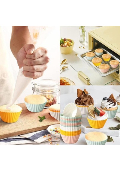 2 Li Set Muffin Ve Dubai Çikolata Kalıbı 6lı Muffin Silikon Kalıp Dubai Çikolata Kalıbı Karışık