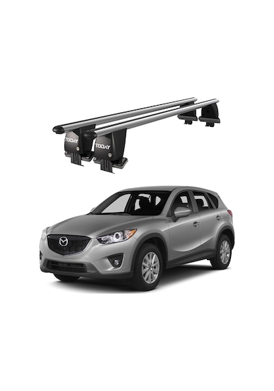 Royal Mazda Cx-5 2012-2015 Uyumlu Gri Kilitli Ara Atkı Port Bagaj Tavan Barı
