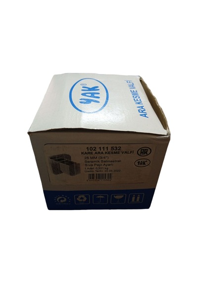 Aryak Ara Kesme Valfi 25mm Krom