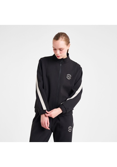 Lescon 25n-2138 Kadın Fermuarlı Sweatshirt Siyah
