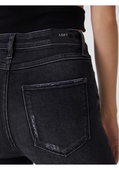 Natalie Skinny Fit Kadın Pantolon Antrasit
