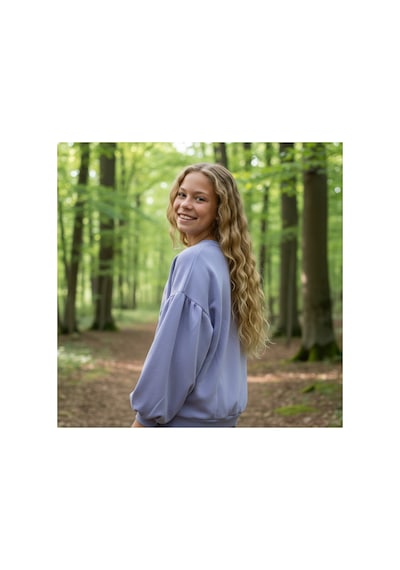 Fesshera Kids Kız Çocuk Sweatshirt Balon Kol Baskılı Oversize Pamuklu Sweatshirt / Geniş Kalıp Uzun Kollu Tişört Mor Fesshera Kids Kız Çocuk Sweatshirt Balon Kol Baskılı Oversize Pamuklu Sweatshirt / Geniş Kalıp Uzun Kollu Tişört Mor