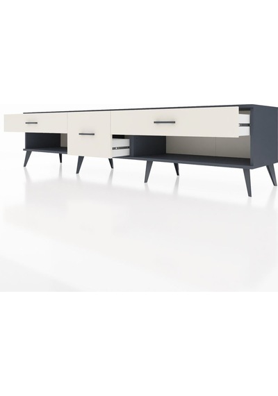 Hyperion Tv Ünitesi 3 Çekmeceli 220x44x51 Antrasit-çam/aytaşı Atlas Çam/aytası - Antrasıt Hyperion Tv Ünitesi 3 Çekmeceli 220x44x51 Antrasit-çam/aytaşı Atlas Çam/aytası - Antrasıt