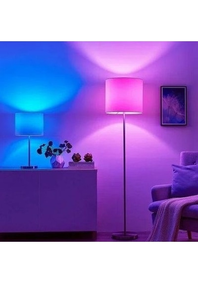 Uzaktan Kumandalı Dim Edilebilir LED Ampul RGB 9W Ampül