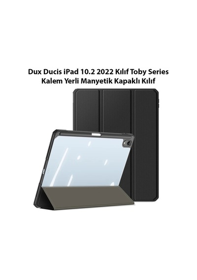 Dux Ducis Apple iPad Uyumlu, 10.2 2022 Kılıf Toby Series Kalem Yerli Manyetik Kapaklı Kılıf- 5775