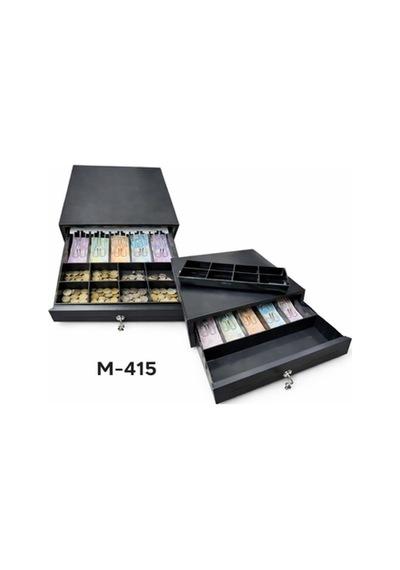 Nexpay M-415 Metal Para Çekmecesi 5 Gözlü Plastik Sürgü