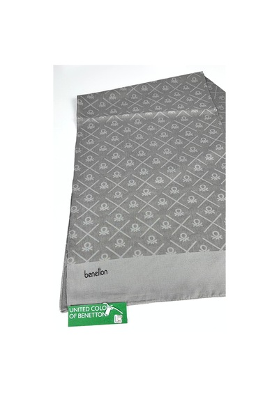 Benetton Elegante Uno Şal 1025 Yeni Gri