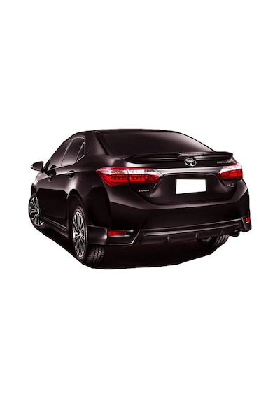 Toyota Corolla Uyumlu 2012-2016 Arka Tampon Flap+Difüzör Plastik