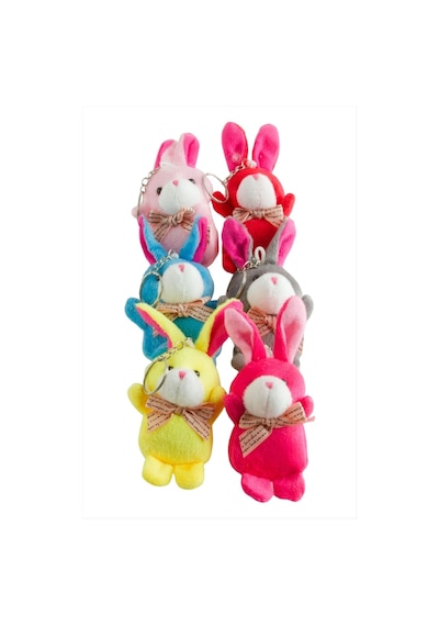 Zenviac456 Tavşan Peluş Anahtarlık Zenviac45678 Altın