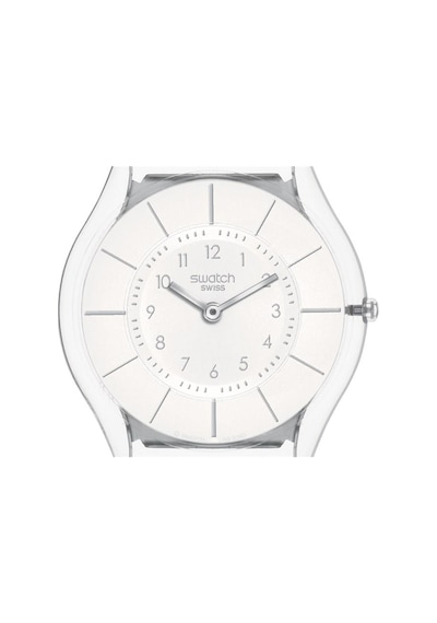 Ss08k102-s14 Swatch White Classiness Kadın Kol Saati Ss08k102-s14 Şeffaf