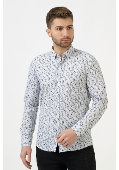 White Stone Cuenca G2320 Regular Fit Pamuklu Gömlek Desenli 2xl Çok Renkli
