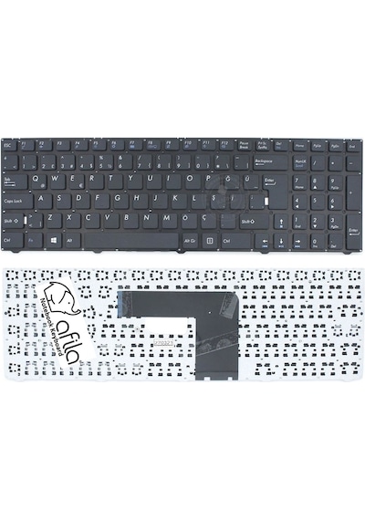 Casper Uyumlu Nirvana 15.6 C500 Notebook Klavye - (Siyah Tr) Ver.1 - 554958885