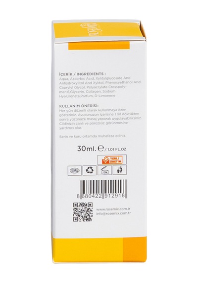 Rosemix - 727 - - Vitamiv C Serum Kolojen-hyalüronik Asit 30 Ml - 2 Adetlik - Matxzngz - Set Ürün