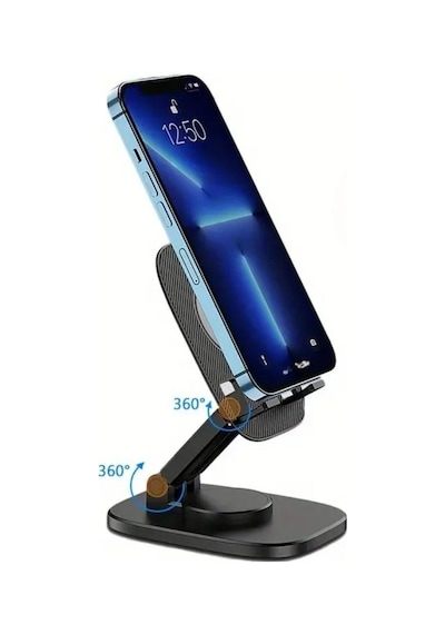 Buradabuldun 360 Döner Masaüstü Mobil Telefon Tutucu Standı