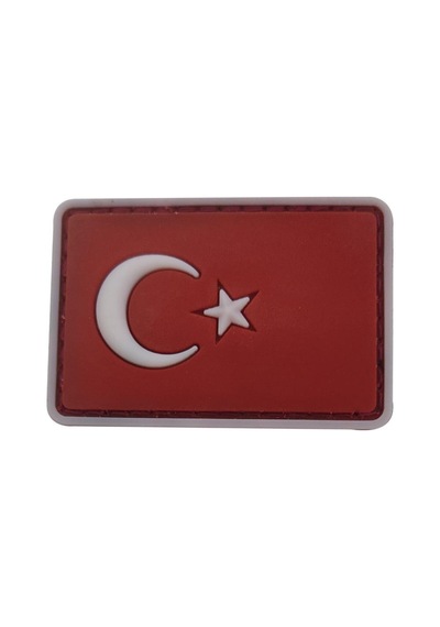 Özel Seri Vatan Temalı Single Sword Bayrak Plastik - Peç Küçük Boy 3.5 Cm X 5 Cm Diğer