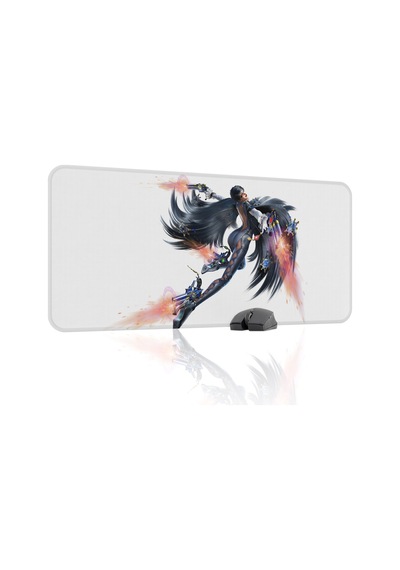 Bayonetta Kaymaz Dikişli Kauçuk Oyuncu Mousepad V2 - 90x40 Xxl Gaming Mouse Pad Fare Altlığı