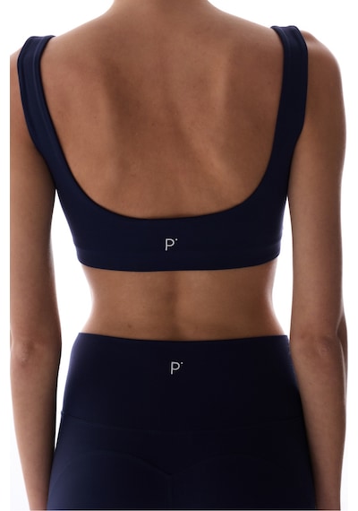 Penti LYCRA Lacivert Cream Hafif Destek Kare Yaka Çıkarılabilir Pedli Spor Sütyeni