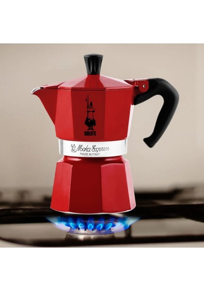 Bialetti Moka Express Kırmızı 6 Cup