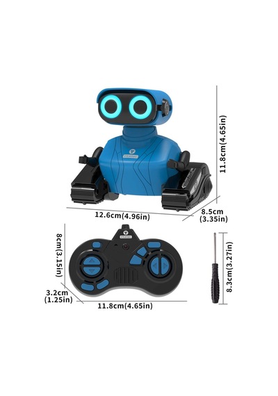 Remoking Rc Robot Çocuk Oyuncağı, Ses Ve Işıklı Uzaktan Kumandalı Robot Akıllı Oyuncaklar Kod 003521