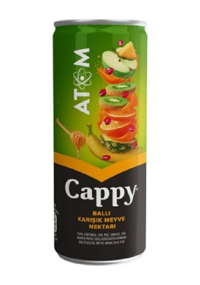 Cappy Atom Ballı Karışık Meyve Nektarı 330 Ml X 12 Adet