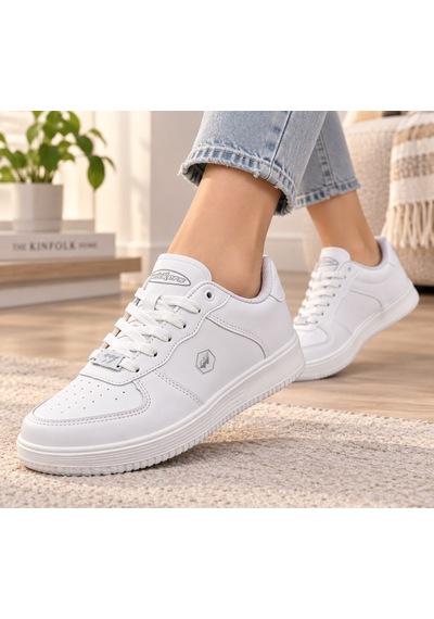 Papucumun Dünyası Wickers Unisex Bağcıklı Ultra Hafif Ve Konforlu Sneaker Beyaz