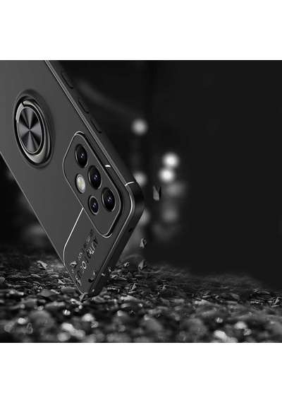 Samsung Galaxy Uyumlu A53 5G Kılıf Yüzüklü Magnetli Ravel Case Kapak