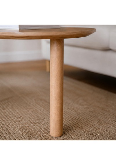 Bohem 45 Cm 4 Adet Doğal Ahşap Boyasız Silindir Sehpa Ayağı - 4 Adet 4x4 Metal Montaj Aparatı 6395751