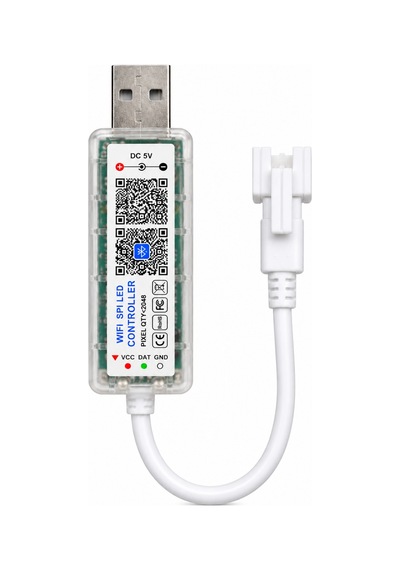 5v Usb Girişli Bluetooth Kontrollü Pixel Led Kontrol Devresi Ws2812b