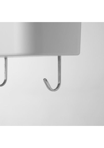 Vantuzlu Banyo Duş Sepeti 26x21 Cm MeridyenDukkan 3 Kancalı-Su Delikli Banyo Dekorasyonu-Sepeti Çok Renkli