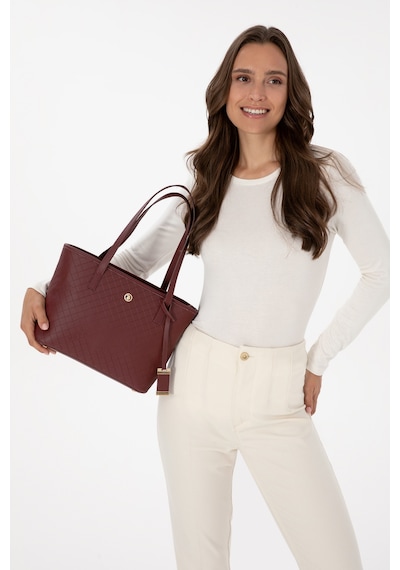 U.S. Polo Assn. Kadın Bordo Omuz Çantası 50317802-VR014