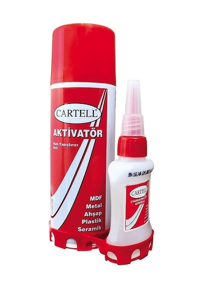 Cartell Hızlı Yapıştırıcı  Seti 200 ML