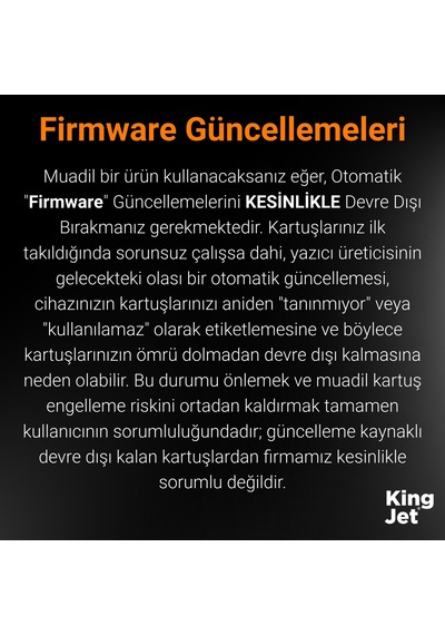 Kingjet Brother Lc3719xl Uyumlu Yüksek Kapasiteli 4 Renk Takım Çipli Uyumlu Kartuş