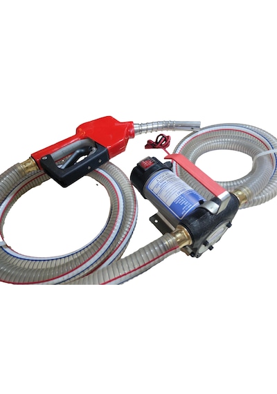 24 Volt Mazot Aktarma Pompası&5 Metre Telli Hortum&otomatik Akary