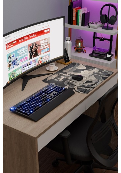 Guernica Tablo Pablo Picasso V2 48x40 Xl Gaming Kauçuk Kaymaz Taban Mouse Pad Fare Altlığı