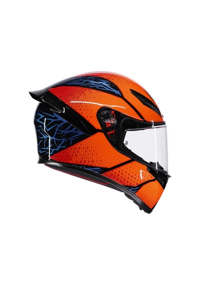 Agv Kask K1 S Speedarmor Black Orange Blue Siyah