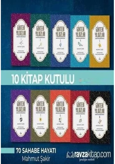Gökteki Yıldızlar Sahabe Hayatından Dersler 10 Kitap Set - Mustaf