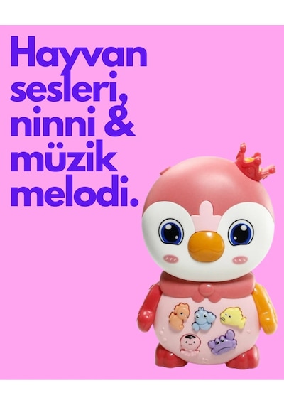 Ucuzuna Bak Işıklı Ve Müzikli Kutulu Penguen Bebek Piyanosu