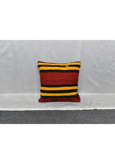 Zehra Abla Halı Yeni El Dokuma Dekoratif Kilim Kırlent Yastık Kılıfı 6049